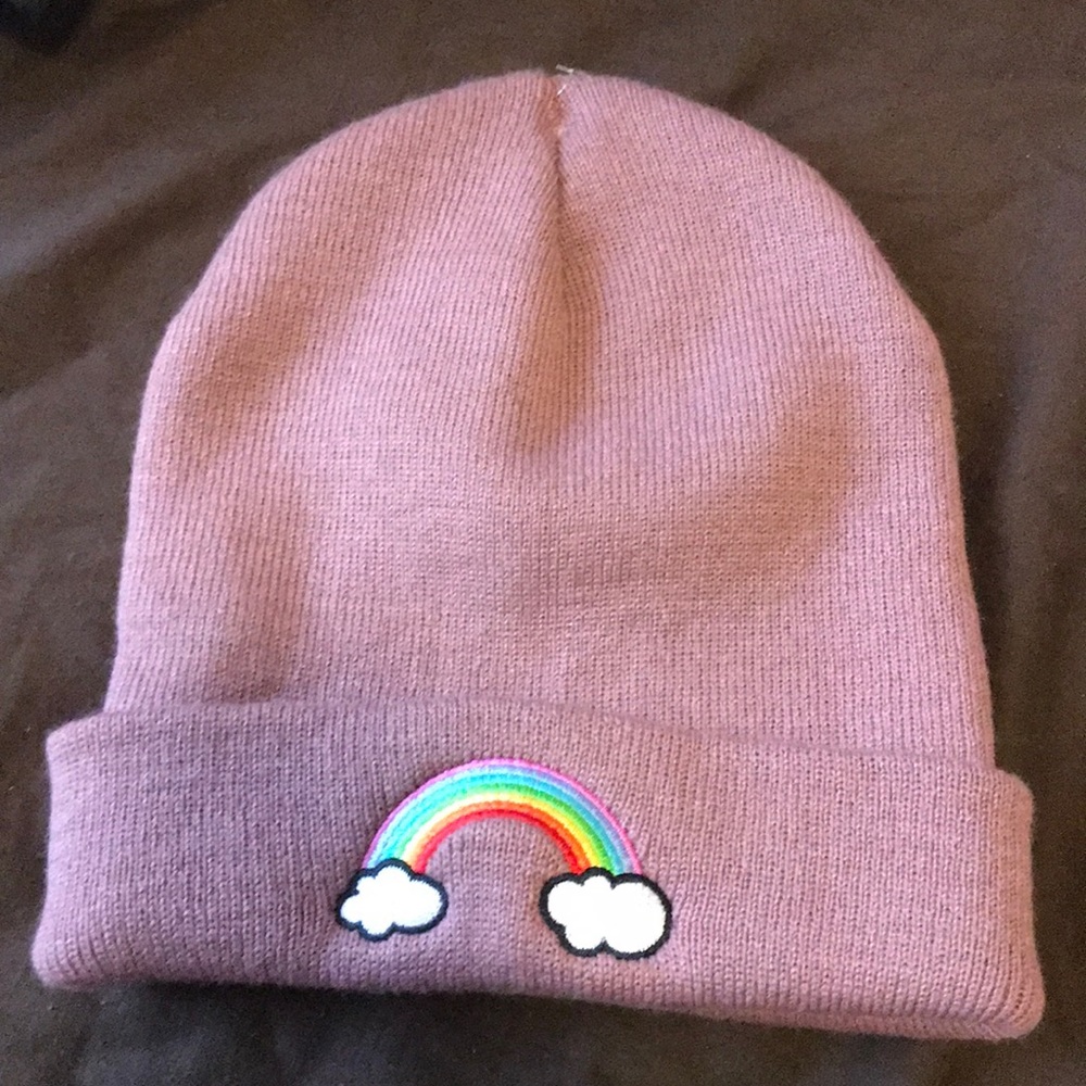 Rainbow beanie